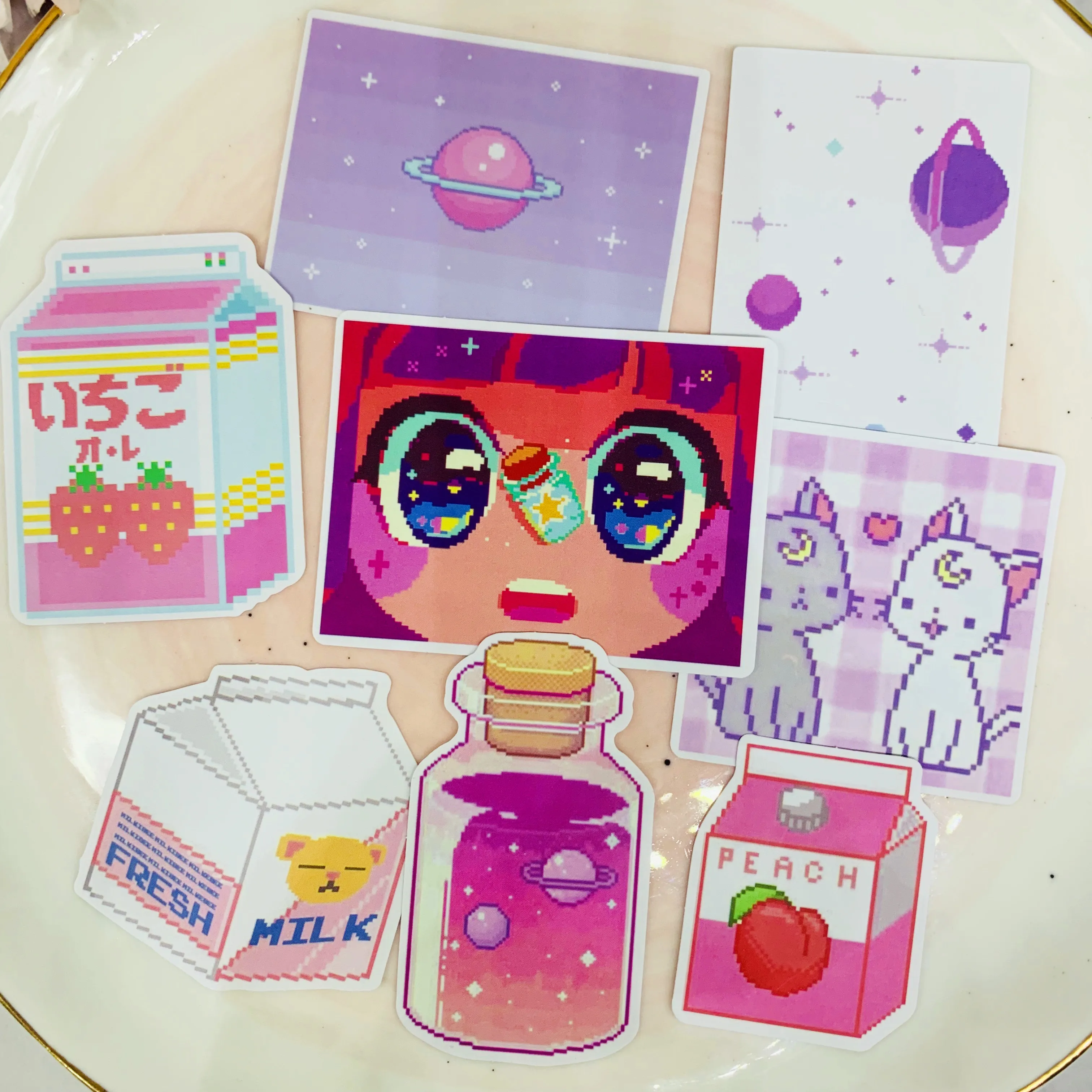 Наклейки для детей 30 шт. мозаика в виде девочки самодельные книжные наклейки на