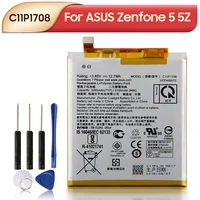 original replacement battery c11p1708 for asus zenfone 5 5z ze620kl x00qd zs620kl z01rd phone battery 3300mah