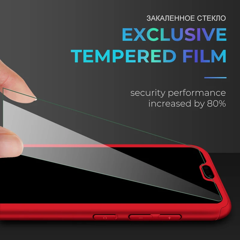 360 полная защита чехол для телефона Huawei P40 Lite E Pro Honor 7X V10 V9 Play Mate 10 Nova 2i 2s 3e задняя