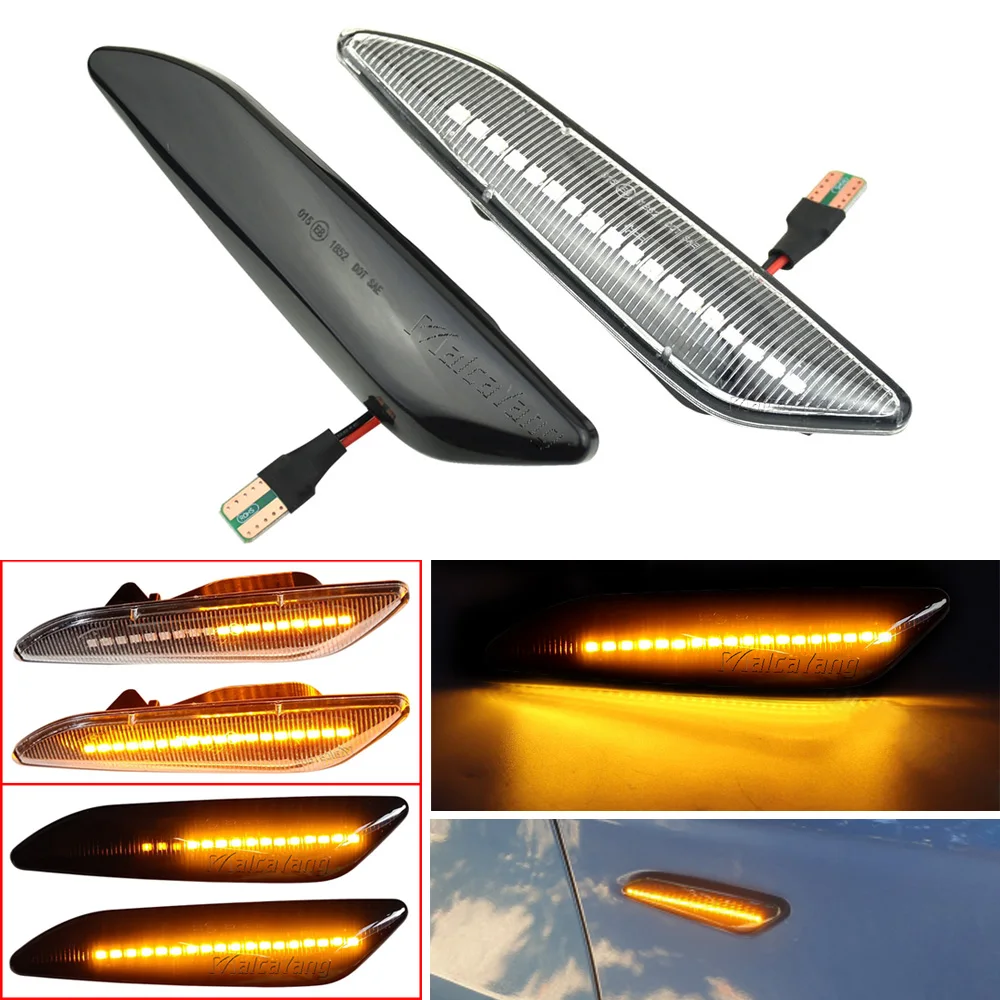 

Dynamic LED Side Marker Light Arrow Turn Signal Blinker Indicator Lamp For Alfa Romeo Mito 147 156 Fiat Egea Tipo 356 Lancia