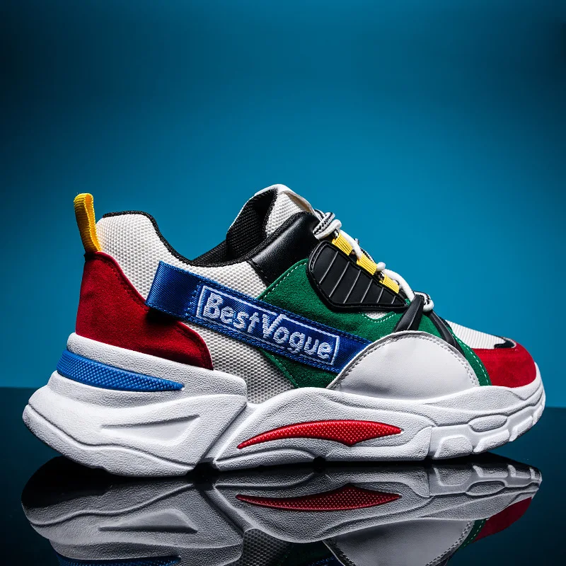 

Men's Sports Shoes Spring 2021 New Fashion Men's Casual Shoes Breathable Men's Shoes Walking Sports Shoes Men's Casual Shoes