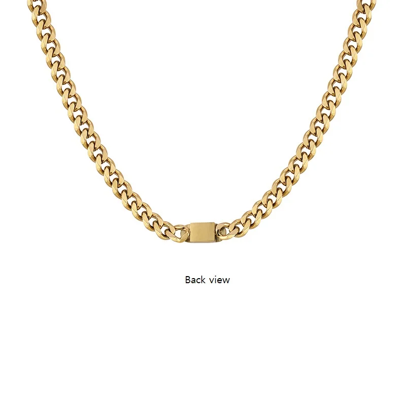 Комплект из колье и браслета титановой стали | Украшения аксессуары