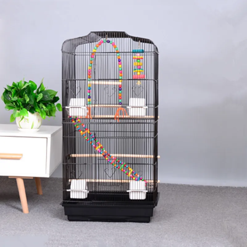 

1 Pcs Parrot bird cage extra large luxury large peony gray parrot cage metal breeding gray parrot bird cage