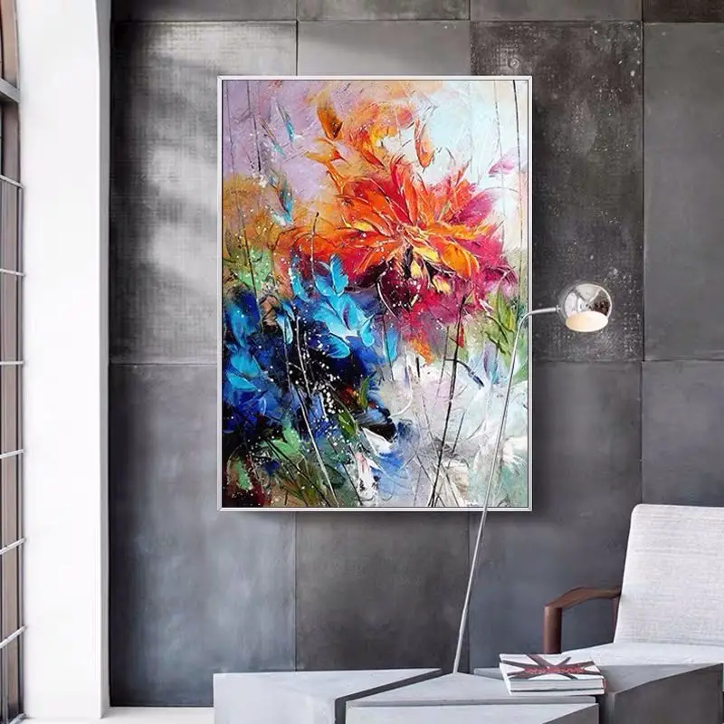 Kopen Bloem Muur Canvas Schilderijen Muur Pictures Abstract Figuur Schilderijen Kunst Poster Thuis Decoratie Voor Woonkamer Portret Art