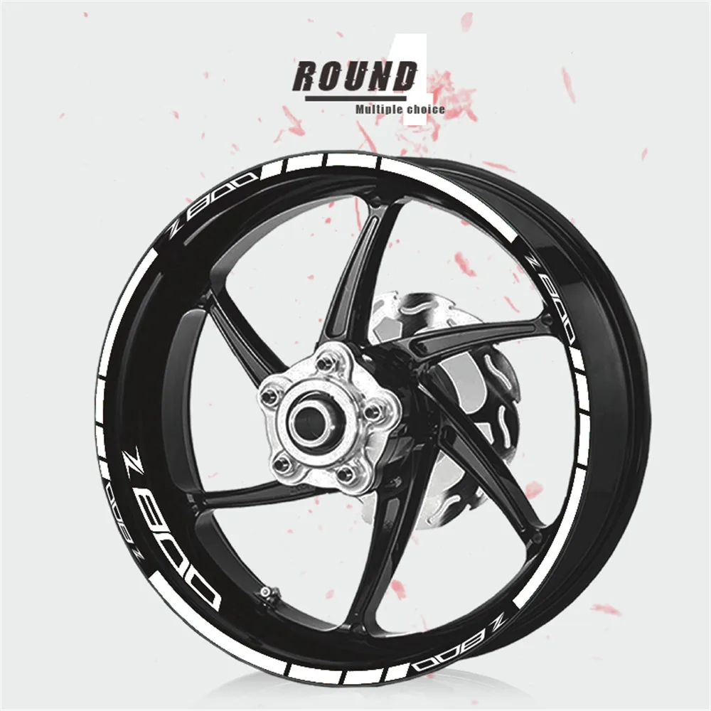 

Motorcycle combo suit decal moto wheel reflective stripe sticker FOR KAWASAKI z800 z 800