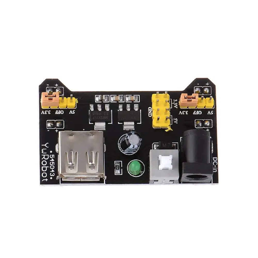 Макетная плата MB102 6 шт. модуль питания 3 В/5 В для Arduino макетная без