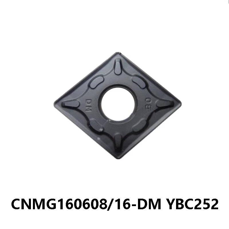 

Original CNMG160608-DM CNMG160616-DM YBC252 Carbide Inserts for Steel CNMG 160608 160616 Lathe Cutter Turning Tools Cutting