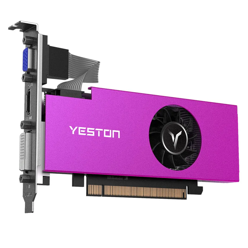 Игровая видеокарта Yeston RX550 2 ГБ 64 бит GDDR5 графика карта PCI Express 3 0 DirectX12 графическая с