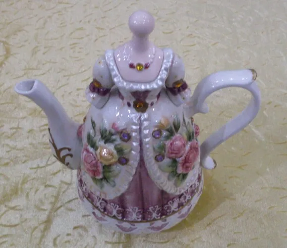 Новинка 2018 красивое платье Nobility кофейник керамические аксессуары для свадебной