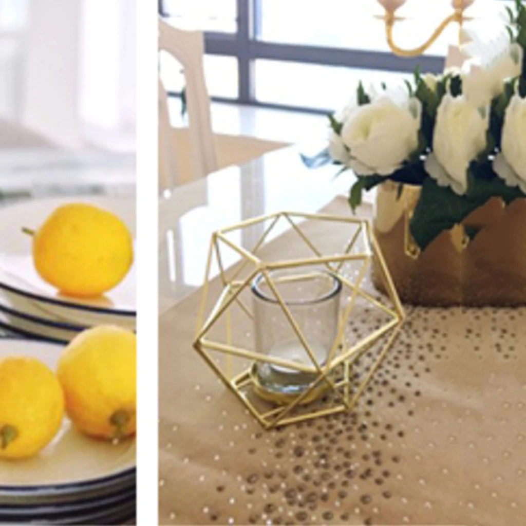 

3D Geometric Wedding Geometric Candlestick Candle Tea Light Holder