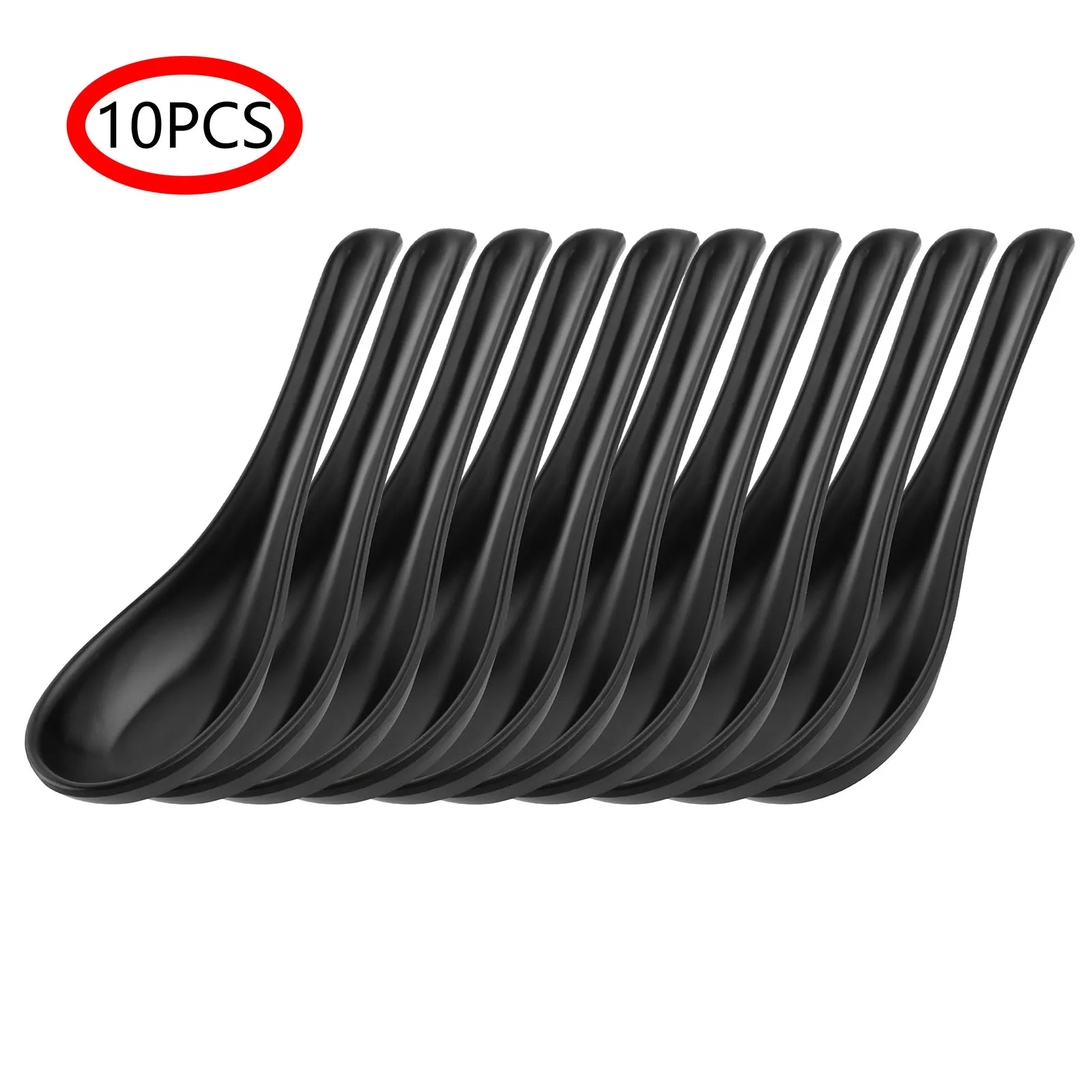 5/10 суповые ложки с длинной ручкой китайская азиатская ложка для риса набор