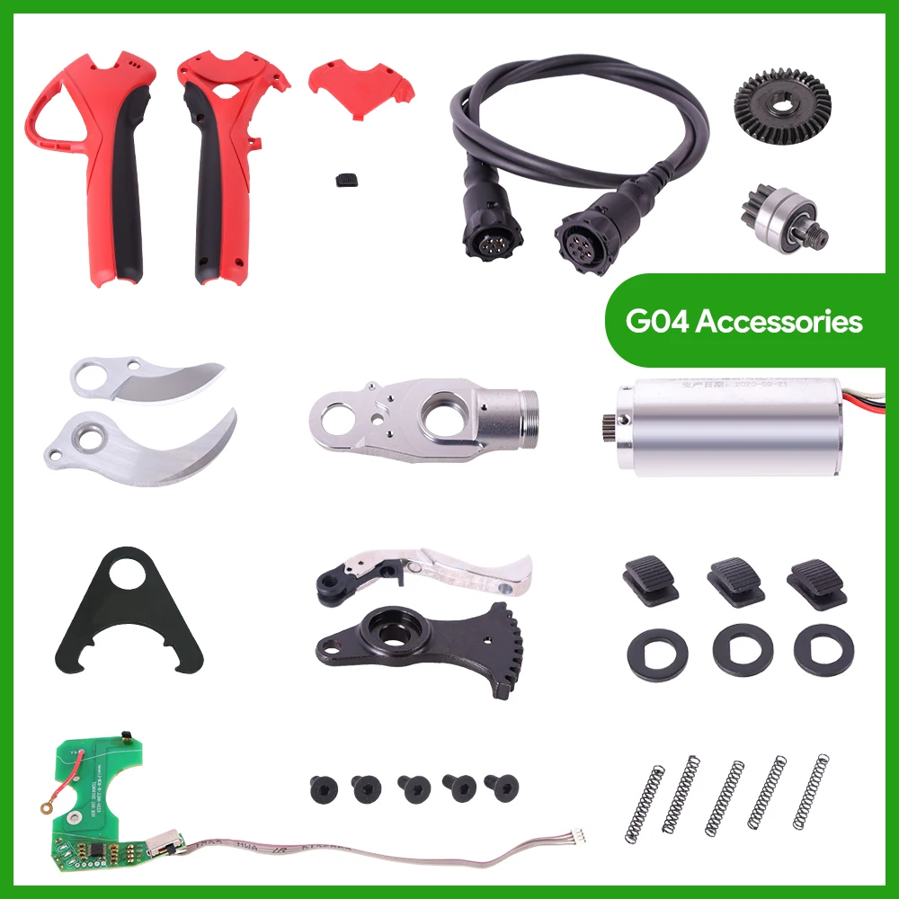 G04 Electric Pruning Shears Repair Parts Pruning Shears Accessories for Replacement (1-12)
