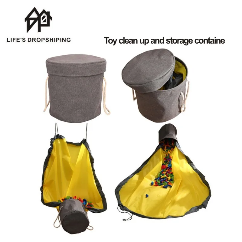 Многофункциональная Корзина для хранения игрушек большой игровой коврик