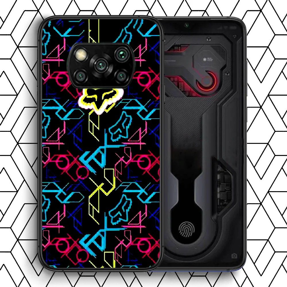 

Motorcycle Logo Fox Phone Case Cover Hull For Xiaomi Mi A2 A3 8 9 9T Note 10 Se Lite Pro Black Hoesjes Trend Etui Tpu Shell