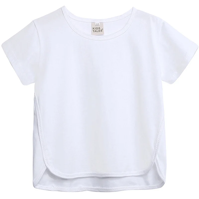 Летние футболки для мальчиков хлопковая Детская рубашка цветные топы Макарон