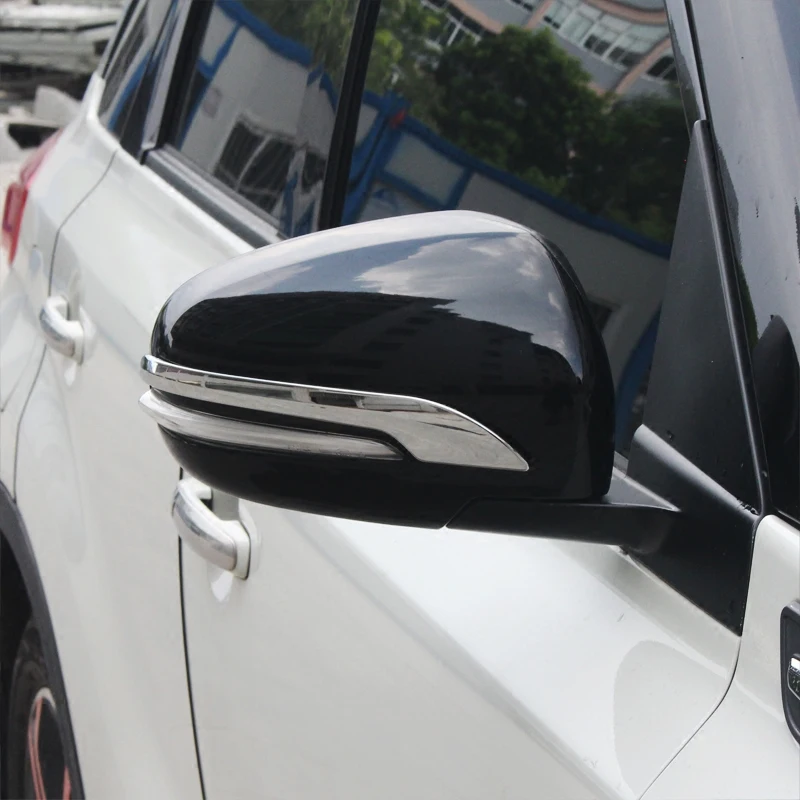 2pcs/Set for Suzuki Vitara 2016 2017 ABS Chrome Car side Rearview mirror cover trim Decorative strip Sticker Stylig C459 | Автомобили и