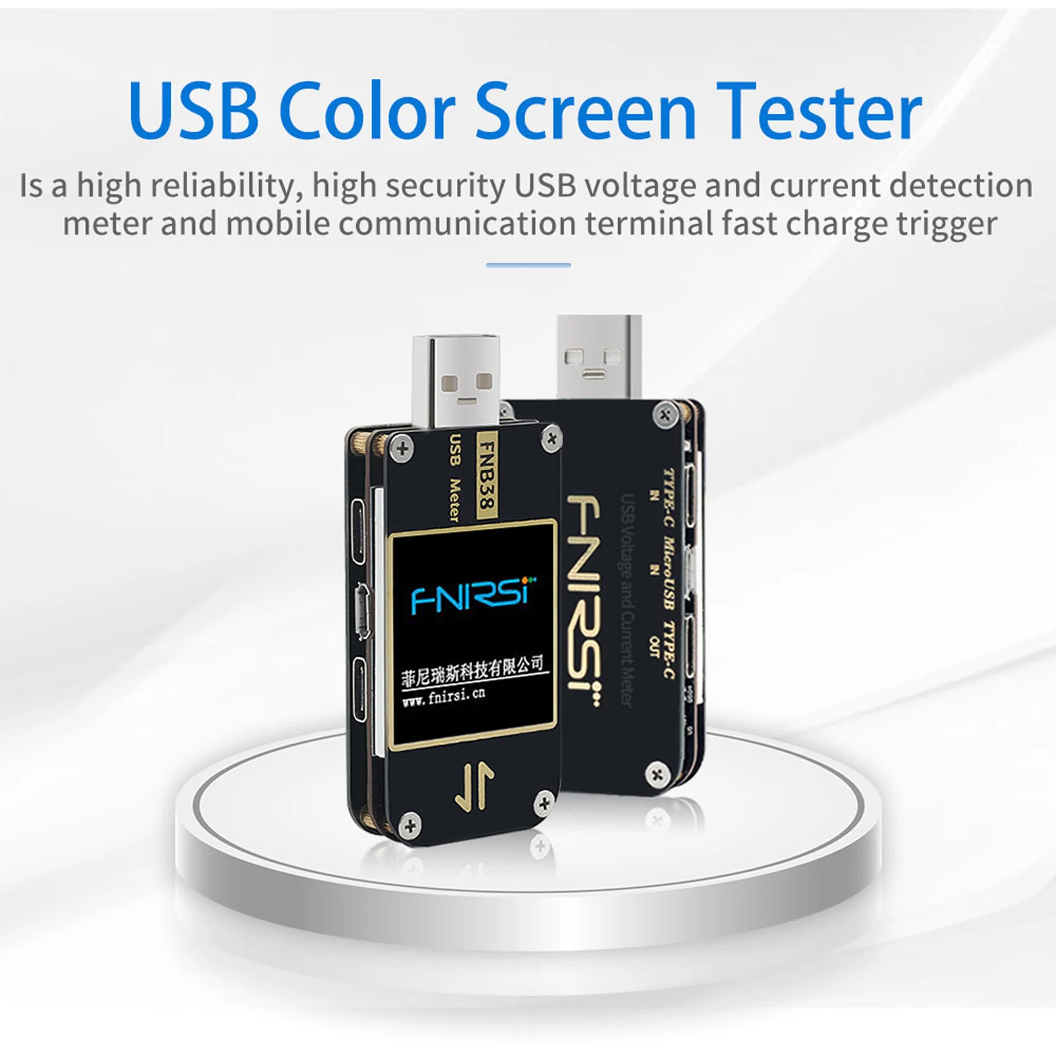 Тестер USB цифровой вольтметр Амперметр измеритель тока и напряжения QC4 + PD3.0 2 0 PPS