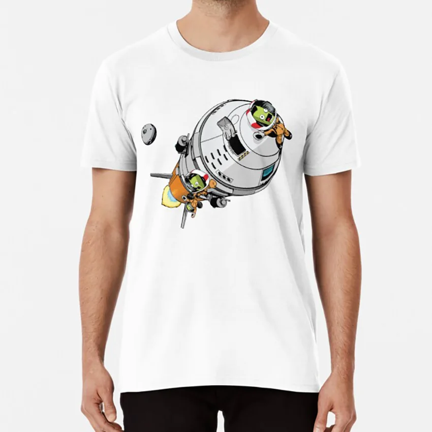 Jebbin' футболка космический кербал векторные игры ksp fan art rocket|Мужские футболки| |