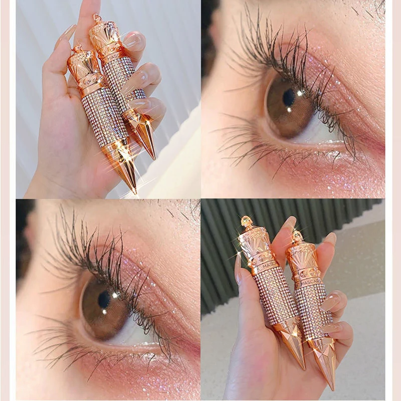 Тушь для ресниц блестящая Алмазная водостойкая из шелкового волокна |