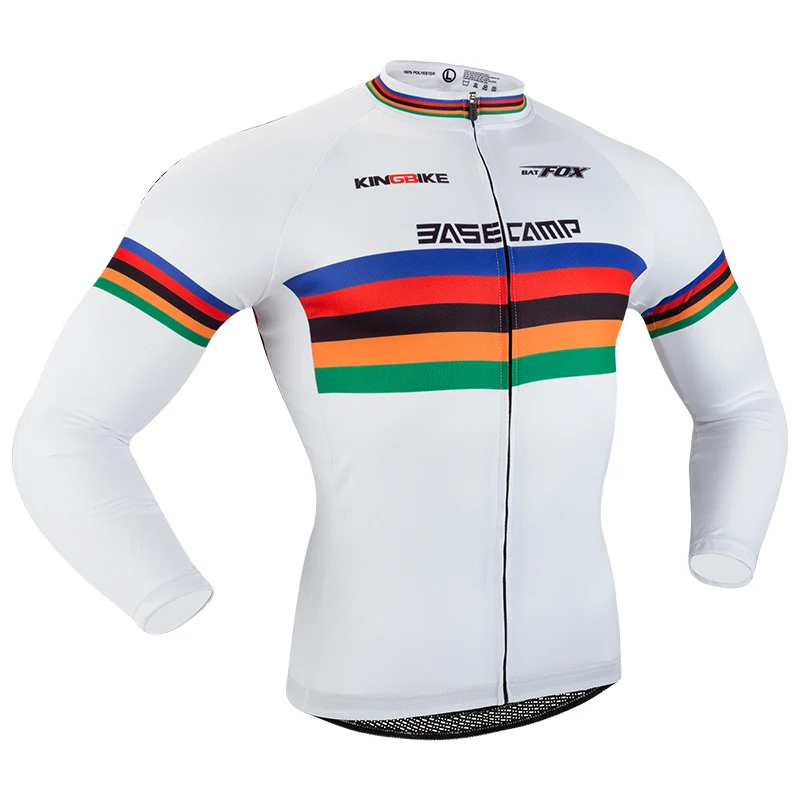 Футболка BATFOX мужская с длинным рукавом стильная тенниска для велоспорта