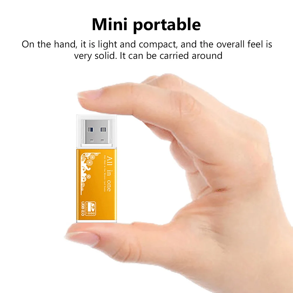 4 в 1 USB 2 0 SD карта памяти для Micro карты TF MS SDHC MMC M2 Duo Pro адаптер ноутбука настольного