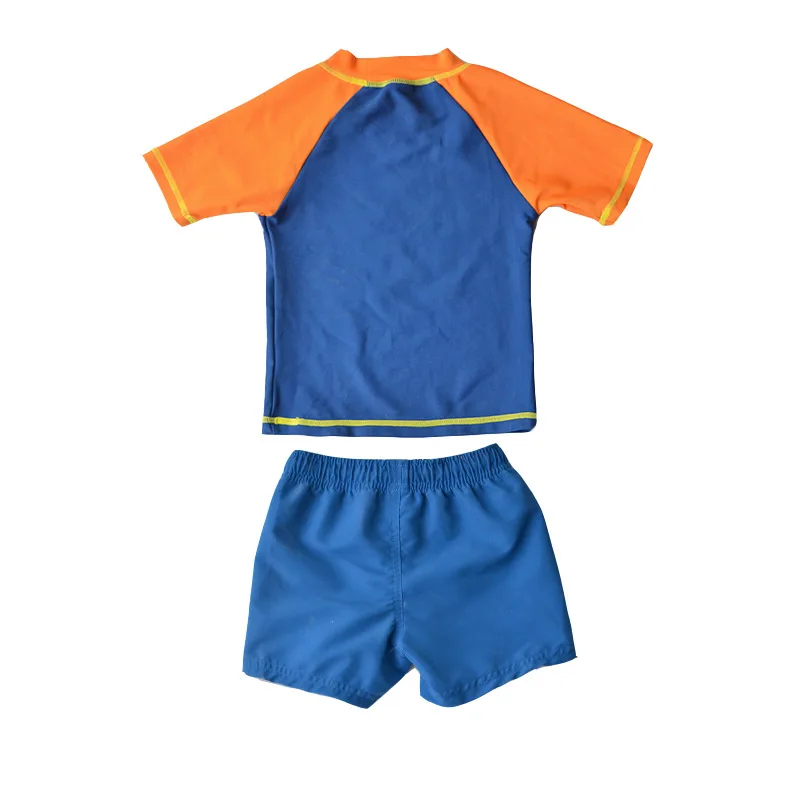 

Boys Two Pieces Swimsuits Sun-proof Cartoon Shark Fish Kids Beach Bodysuit Short Top Baby Boy Swimwear Children Surfing Swimsuit