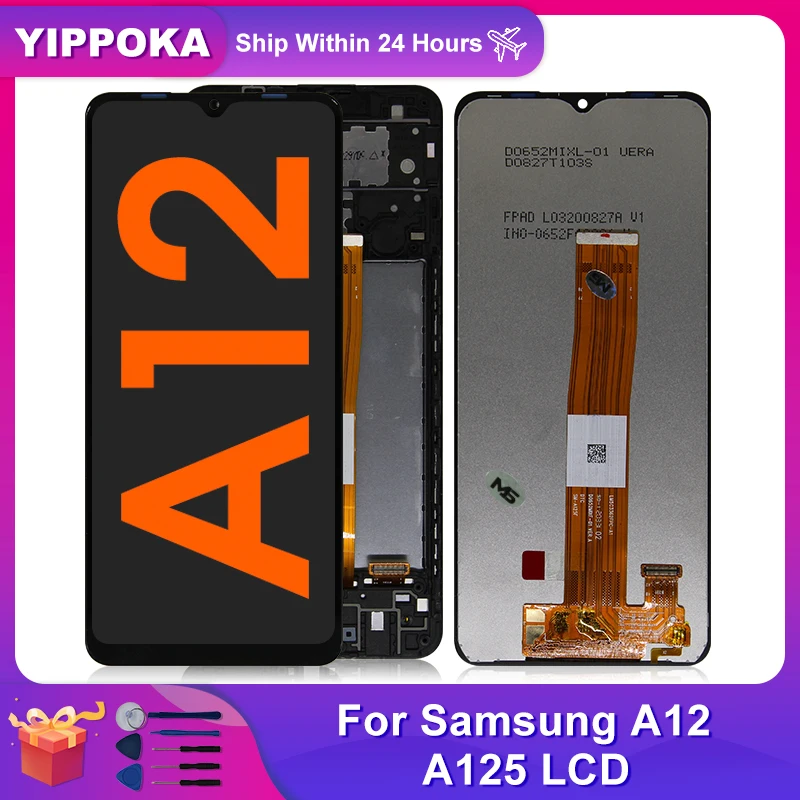 

6.5" Original For Samsung Galaxy A12 Display A125F A125 LCD Touch Screen Digitizer Display For Galaxy A125 LCD A125F/DS A125H