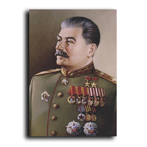 Печать HD, портрет Иосифа Сталина, настенное искусство, холст, постеры, принты, настенные картины для гостиной, домашний декор, произведение искусства, Куадрос