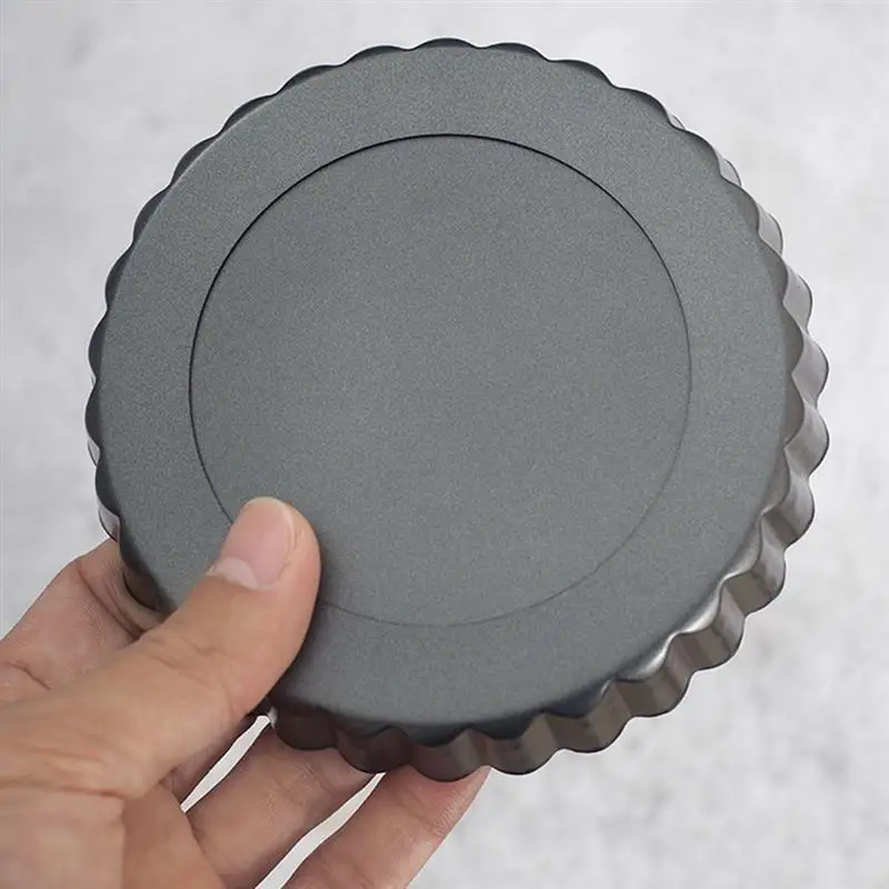 

1pc Carbon Steel Baking Tray Creative Non-Stick Round Baking Pan Baking Essential Cake mold DIY Baking Tools cocina accesorio