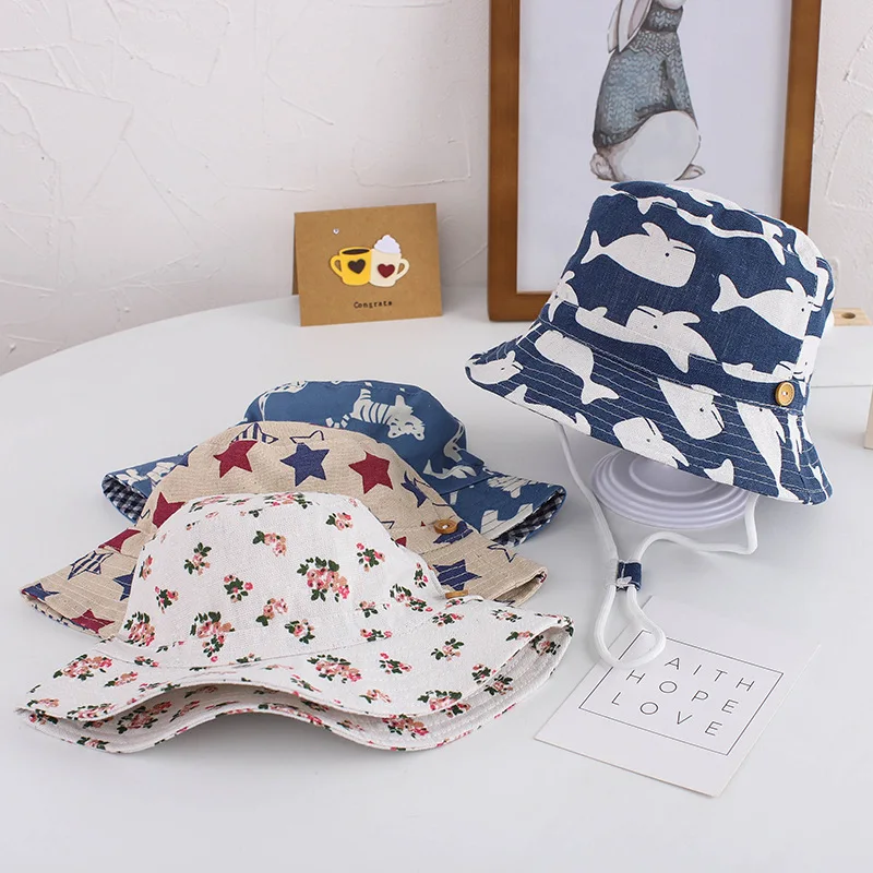 Панама детская для мальчиков и девочек летняя с защитой от ультрафиолета пляжа