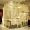 13 LeRadore Роскошная Складная Москитная сетка для мамы и ребенка, сетчатые занавески от насекомых для студентов, 3 отверстия для двойной кровати - Цвет: 13