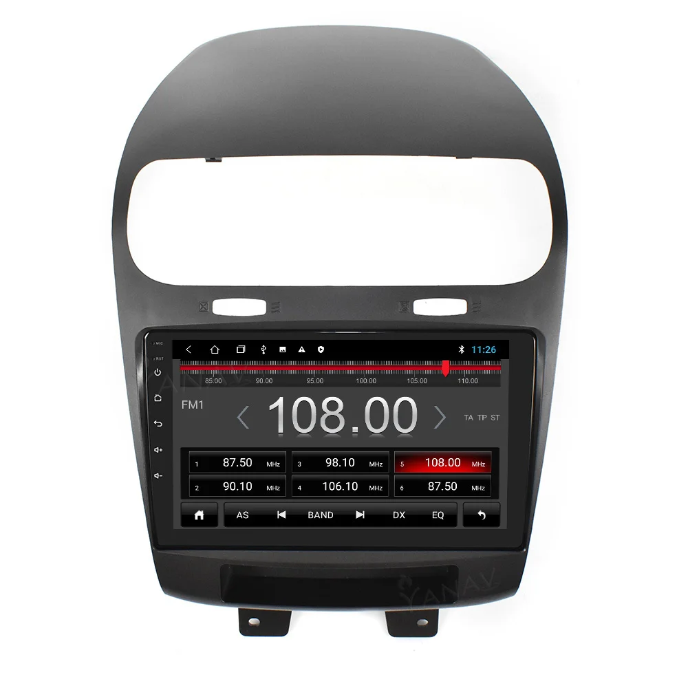 저렴한 자동차 라디오 안드로이드 헤드 유닛 Fiat Freemont 2012-2020 GPS 네비게이션 스테레오 수신기 무선 Carplay 멀티미디어 MP3 플레이어