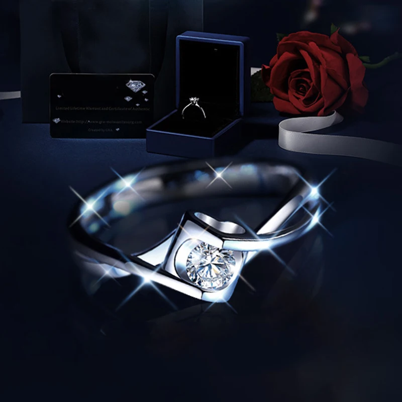 

Женское кольцо из серебра 925 пробы, с изысканным дизайном