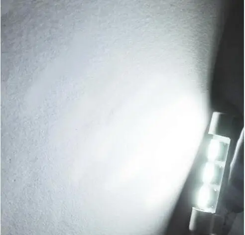 10 шт. 36 мм Светодиодная лампа для мотоцикла CW5 головной светильник без ошибок Mortor