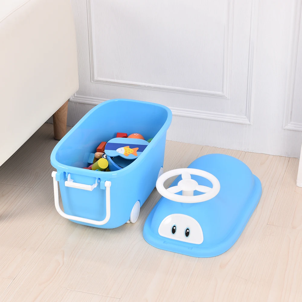 Детская большая коробка для игрушек ящик пластиковых хранилище малышей