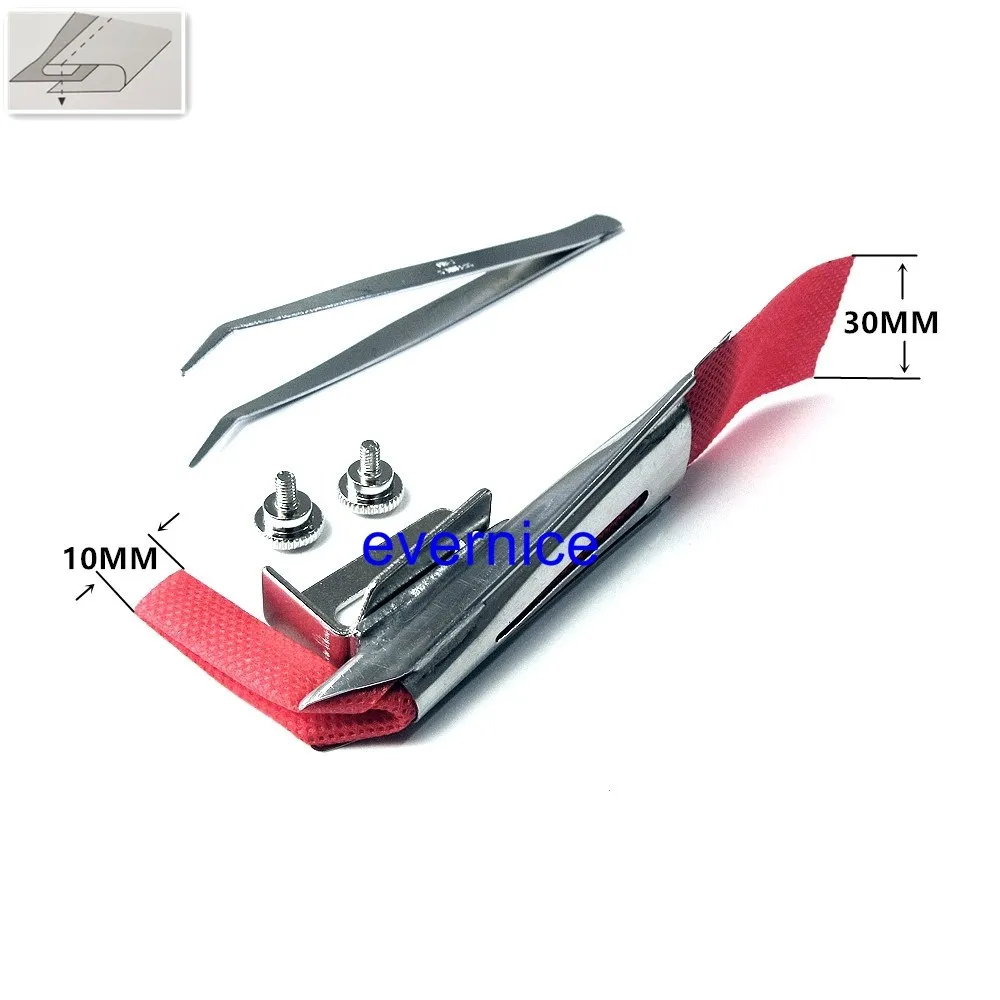 Необработанный переплет Top Clean Bottom для Juki Lu-562, 563, 225, Singer 226G, 211