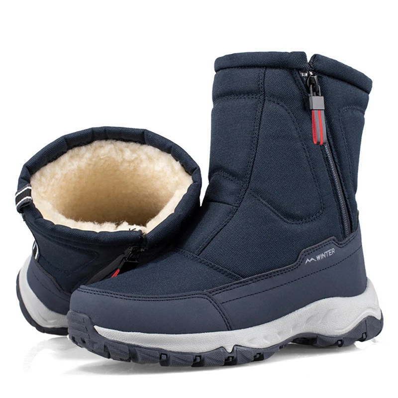 Женские зимние ботинки Новинка 2020 года Нескользящие водонепроницаемые на