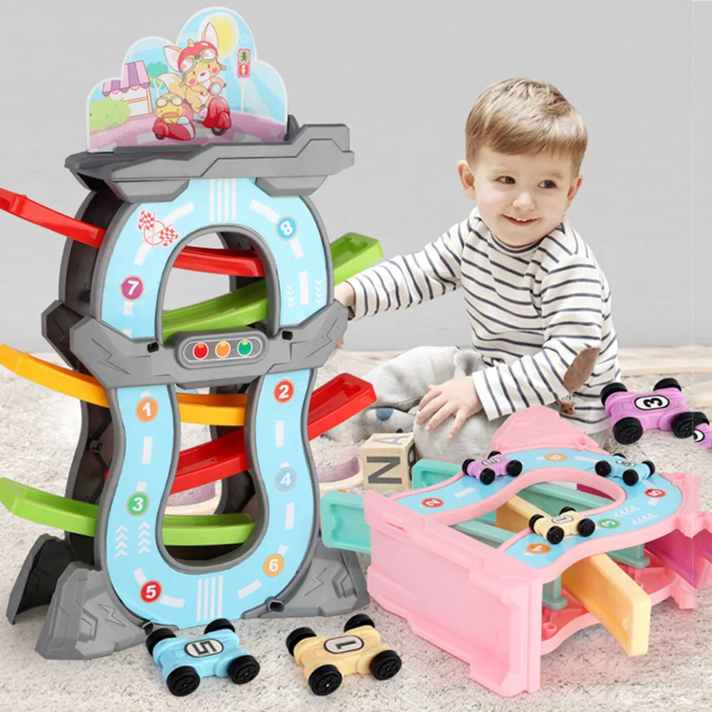 Скользящая дорожка головоломка для автомобиля детские игрушки скользящая