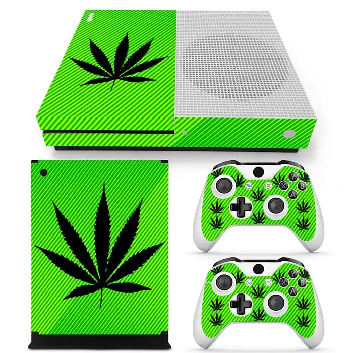 Больше дизайна для X box one s Наклейка на консоль и 2 контроллера наклейки BOX ONE S