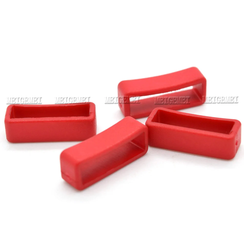 

13pcs 5/8" Colorful Plastic Belt Loop Keeper Square Loop Buckles Belt Harness Backpack Accessories Clothing Webbing 17mm