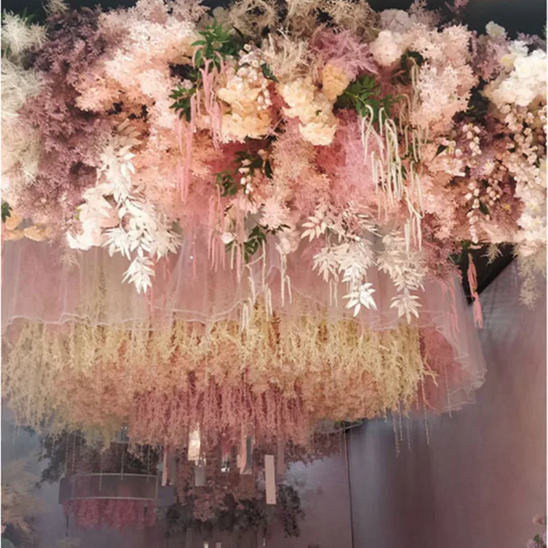 Искусственные цветы мечта Рим сосна имитация мороза ветки букет пластиковые