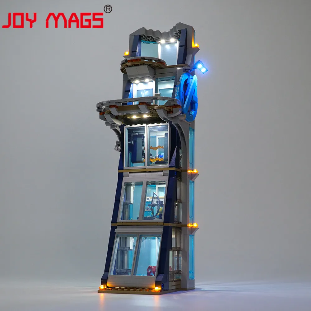 For Avenger Tower Battle Toy Lighting Set Compatible With 76166 (not Include Model)