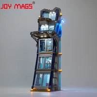 joy mags only led light kit for avenger tower battle toy lighting set compatible with 76166 not include model