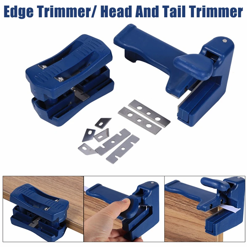 

2pcs Double Edge Trimmer Wood Side Banding Machine Set Wood Head and Tail Trimming Woodworking Tool Carpenter Hardware