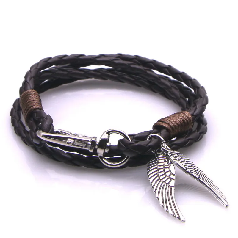 26 цветов лидер продаж модный Многослойный кожаный браслет! Очаровательные