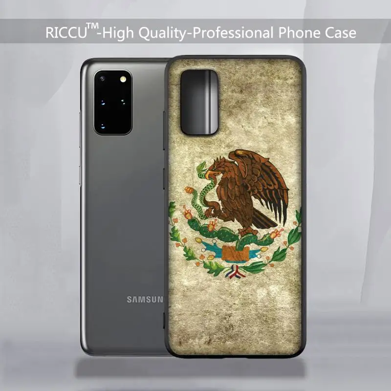 MaiYaCa мексиканский флаг чехол для телефона Samsung S20 plus Ultra S6 S7 edge S8 S9 S10 | Мобильные