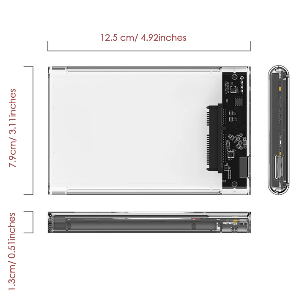 Bevigac USB 3 0 для SATA3.0 стандартный корпус с кабелем 2 5 дюймового HDD и SSD SATA интерфейс Gard