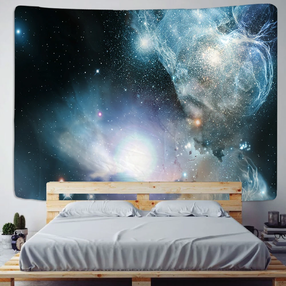 Deep Sea Mermaid Tapestry Indian Mandala Wall Hanging Bohemian Gypsy Psychedelic Tapiz Witchcraft Tapestr | Дом и сад