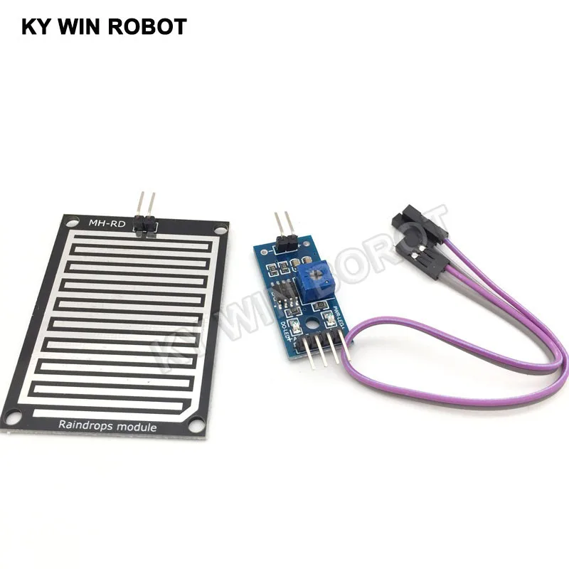 1set/lot Snow/Raindrops Detection Sensor Module Rain Weather Module Humidity For Arduino