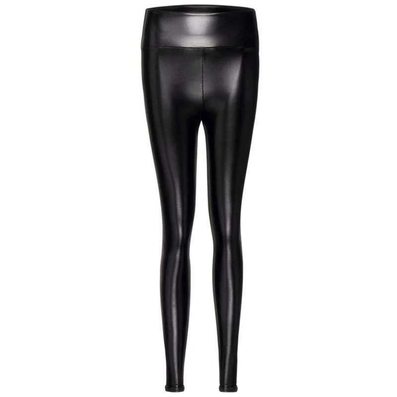 Новинка 2010 Весенняя женская брендовая одежда узкие брюки из искусственной кожи с